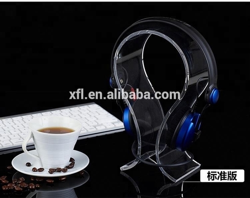Tùy chỉnh hình chữ U thiết kế màn hình hiển thị tai nghe acrylic đứng