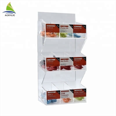 Trang chủ Văn phòng lưu trữ Tuỳ chỉnh Acrylic hiển thị kệ Trường hợp 3mm Độ dày