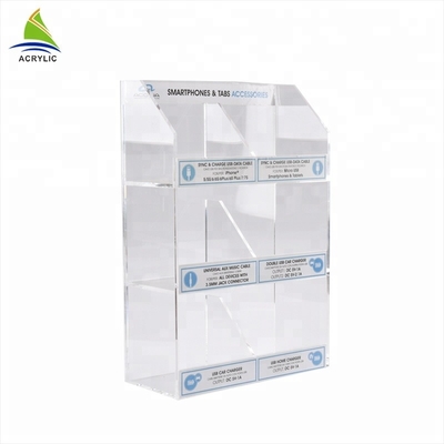 Trang chủ Văn phòng lưu trữ Tuỳ chỉnh Acrylic hiển thị kệ Trường hợp 3mm Độ dày