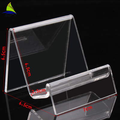 Trong suốt Acrylic Cửa hàng Hiển thị Acrylic Điện thoại di động Display Chủ Đứng
