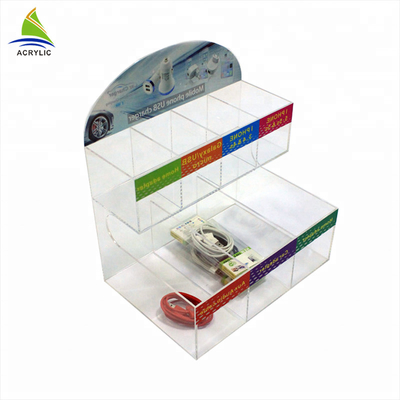 Gloss Mobile Điện thoại di động Charger Hiển thị Stand Kích thước tùy chỉnh và thiết kế