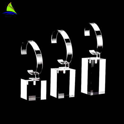 OEM Acrylic Hiển Thị Cửa Hàng Cá Nhân Acrylic Xem Hiển Thị Stand Với C Ring