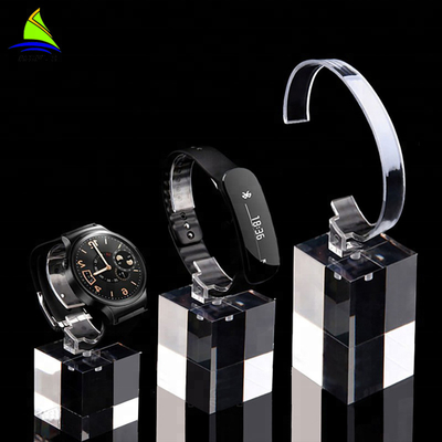 OEM Acrylic Hiển Thị Cửa Hàng Cá Nhân Acrylic Xem Hiển Thị Stand Với C Ring