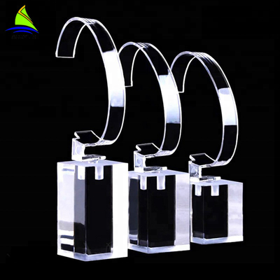 OEM Acrylic Hiển Thị Cửa Hàng Cá Nhân Acrylic Xem Hiển Thị Stand Với C Ring