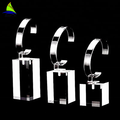 OEM Acrylic Hiển Thị Cửa Hàng Cá Nhân Acrylic Xem Hiển Thị Stand Với C Ring