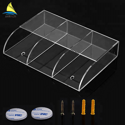 Treo tường Acrylic cửa hàng hiển thị điện thoại di động lưu trữ giá Plexiglass hộp đứng