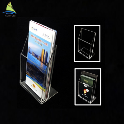 Truy cập hàng đầu Acrylic Brochure Holders nhựa Pamphlet Chủ Silk Screen In ấn