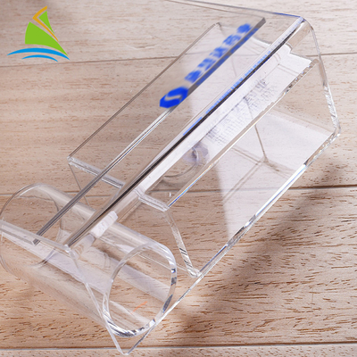 Tùy chỉnh hiện đại tự do hòa tan trong nhiều chủ thẻ acrylic hữu cơ trên bàn