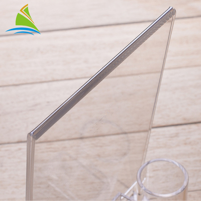 Tùy chỉnh hiện đại tự do hòa tan trong nhiều chủ thẻ acrylic hữu cơ trên bàn