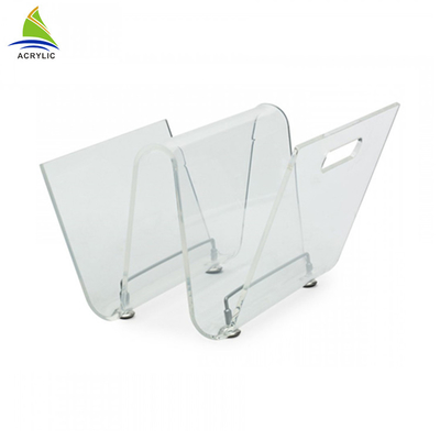 Thương mại Acrylic Brochure Holders Desktop Magazine Rack Để lưu trữ