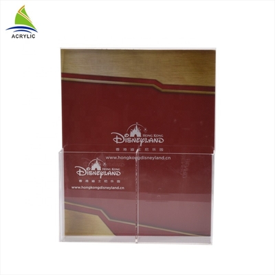 Hiện đại Acrylic Brochure Holder, Acrylic Leaflet Chủ Đối với văn phòng CCC chứng nhận