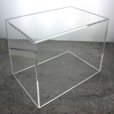 5 nắp bên 12x12x18 inch Hộp hiển thị acrylic 5 mm có in logo