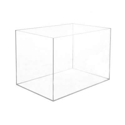 5 nắp bên 12x12x18 inch Hộp hiển thị acrylic 5 mm có in logo