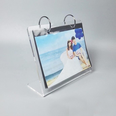 L Shape Tùy chỉnh khung ảnh acrylic rõ ràng / Khung ảnh gia đình