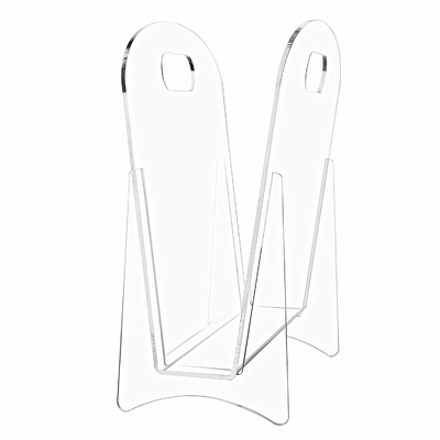 Đơn giản hiện đại rõ ràng giữ chủ tạp chí acrylic Hiển thị đứng / tập tin lưu trữ thư mục lưu trữ tổ chức