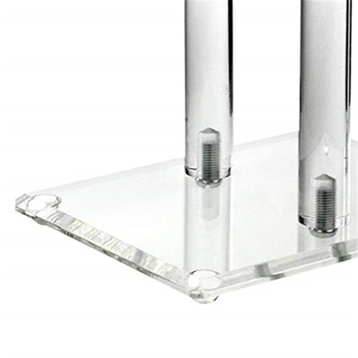 Màn hình hiển thị trang sức acrylic 2 tầng rõ ràng, bộ vòng đeo tay T-Bar