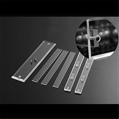Clear Acrylic 3 Cấp Trang sức Tổ chức Bông tai Hiển thị Stands