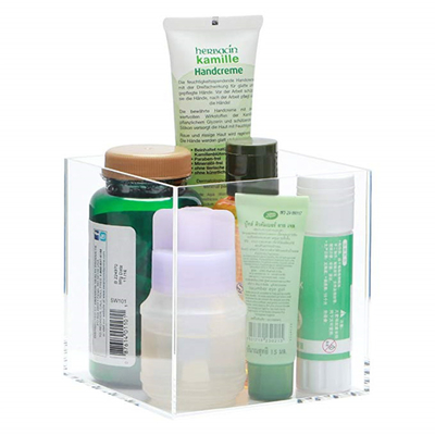 Hộp trưng bày 5 mặt kính màu / Khối hiển thị acrylic trong suốt lớn
