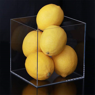 Hộp trưng bày 5 mặt kính màu / Khối hiển thị acrylic trong suốt lớn