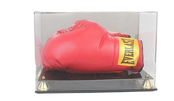 Deluxe Acrylic Led Light Box, Hộp trưng bày Găng tay Boxing Kích thước Tùy chỉnh