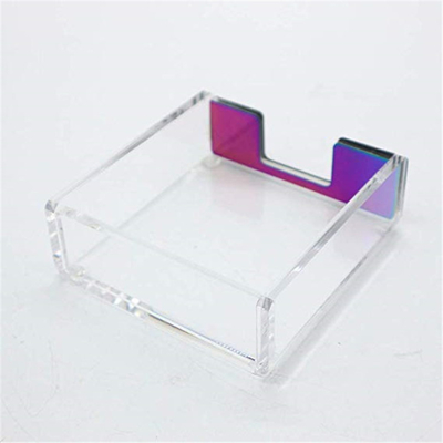 Tùy chỉnh rõ ràng Lucite 4x6 Giá đỡ tài liệu acrylic / Giá đỡ giấy ghi chú