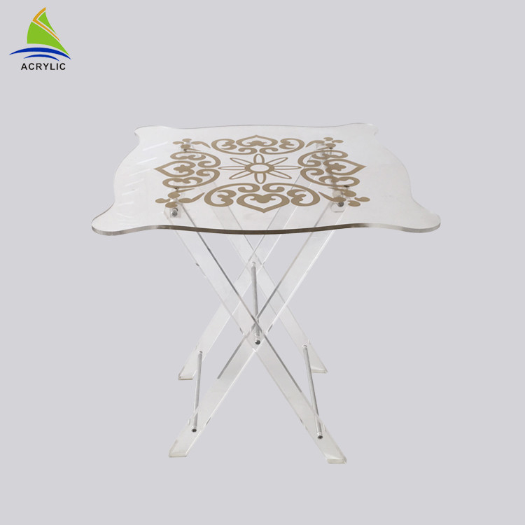 Deluxe In phòng khách Bàn cà phê / Bàn cà phê trong suốt cao cho phòng khách