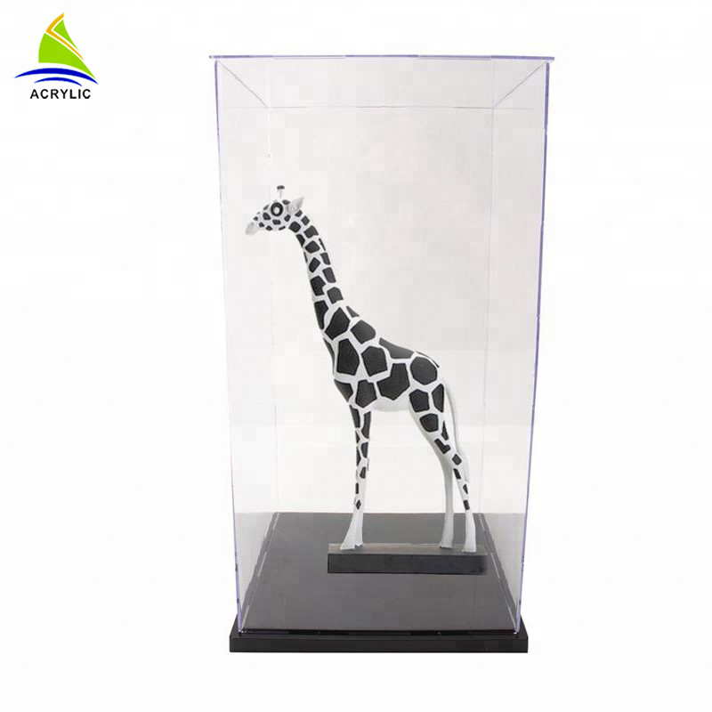 Cao Gloss Quảng trường Acrylic Hiển thị Box Luxury truy cập hàng đầu trang trí Customized Clear Box