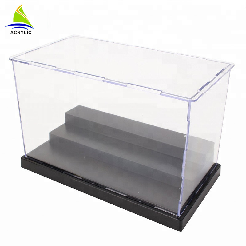 Thương mại Acrylic Display Box Tuỳ Logo Acrylic lưu trữ Box Với Magnet Display Case