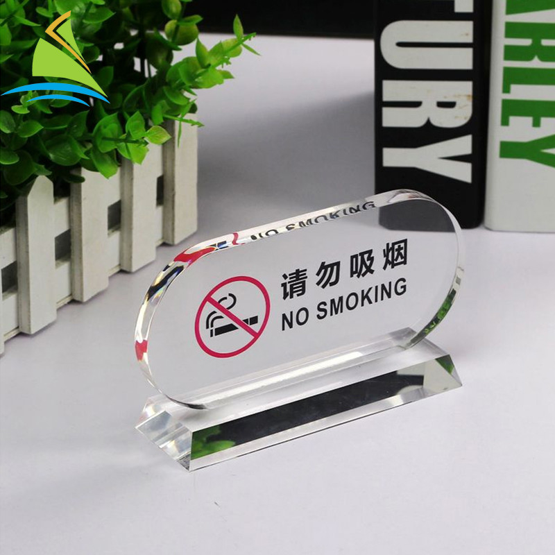 Khuyến mãi Acrylic Đăng Display Chủ Không hút thuốc Acrylic Tag Chủ ODM OEM Dịch vụ